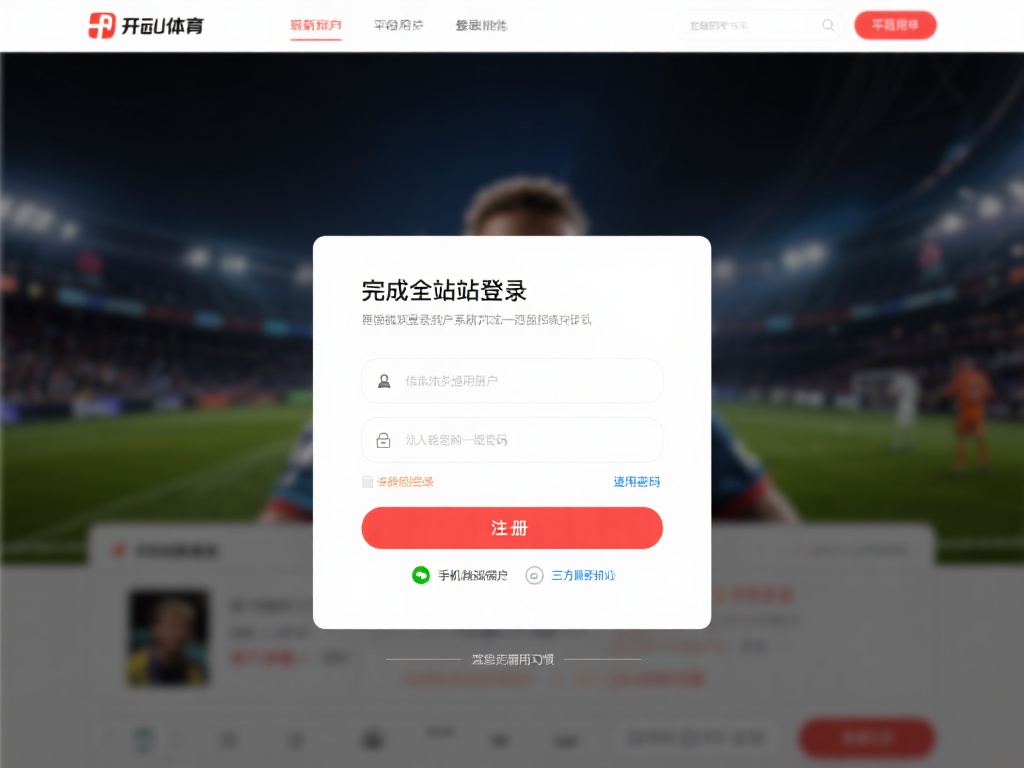 对于新用户来说，完成全站登录的过程非常简单。只需要